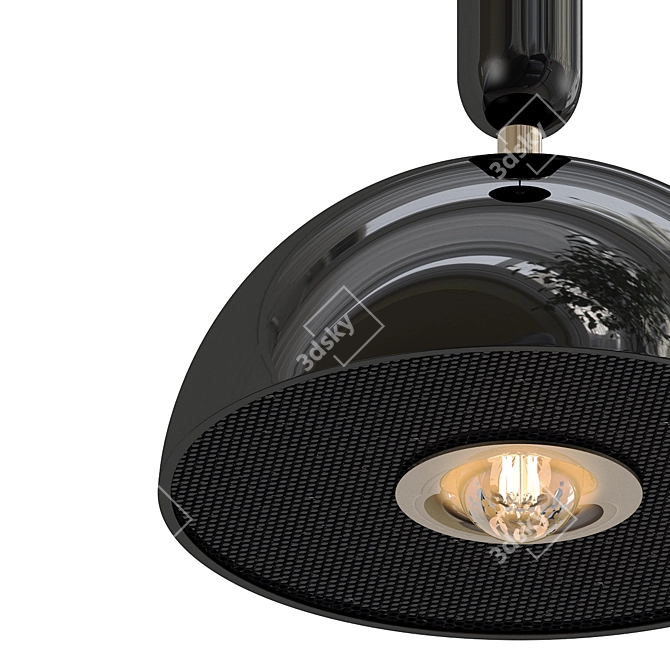 MODERN DESIGN TOFT DOME PENDANT 3D model image 2