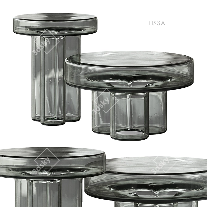 Cosmo Coffee Table Set 3D model image 1