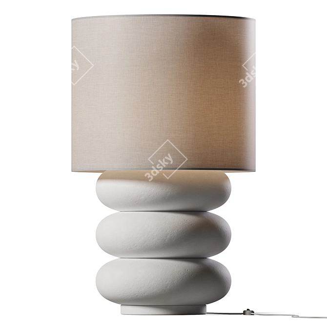 Vintage Style Table Lamp 3D model image 1