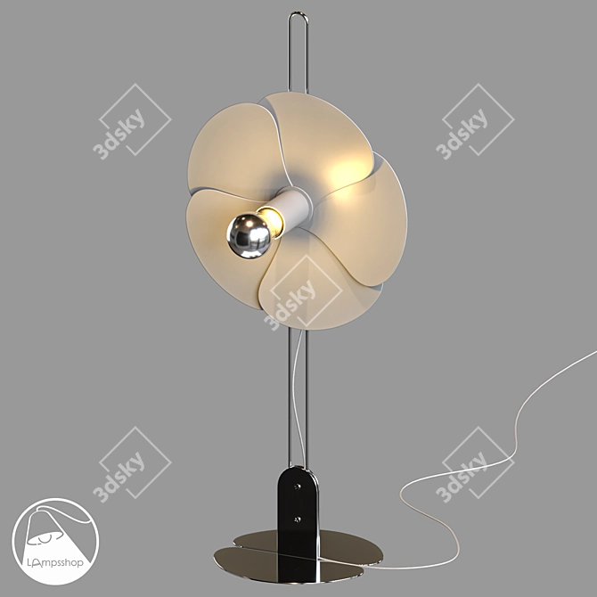 Modern Breeze Mini Table Lamp 3D model image 1