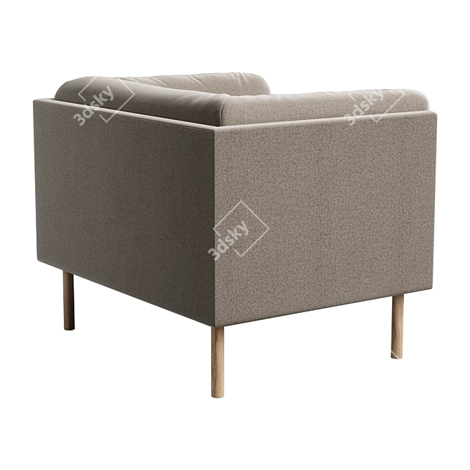 Bolia Paste Armchair Modern Design 3D model image 4