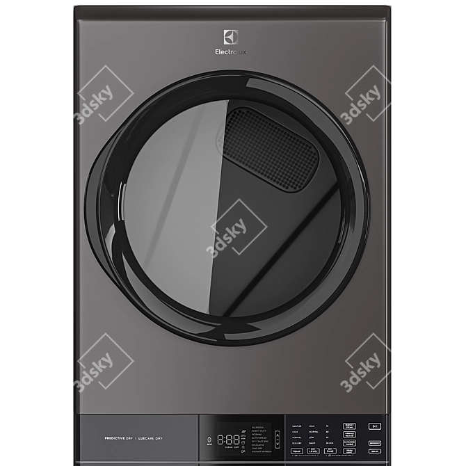 Electrolux Laundry Tower Washer Dryer 3D model image 2