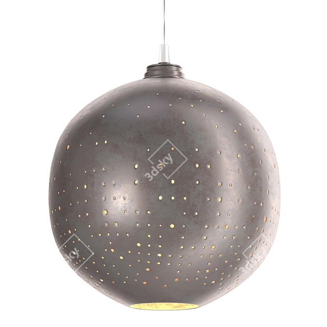 Celestial Pendant Lamp: Constellation Elegance 3D model image 1