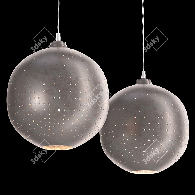 Celestial Pendant Lamp: Constellation Elegance 3D model image 2