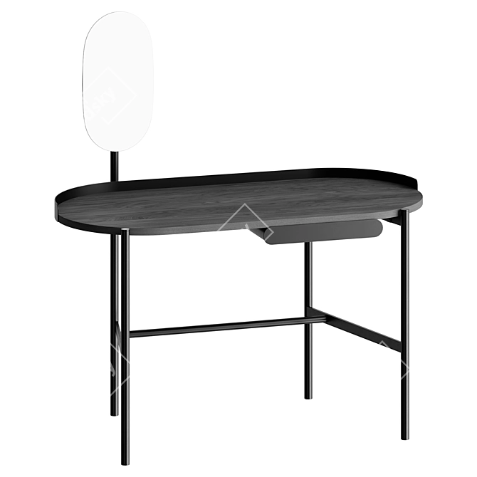 Elegant Vanity Table by Calligaris 3D model image 3