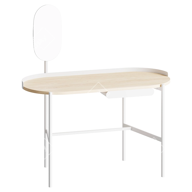 Elegant Vanity Table by Calligaris 3D model image 4