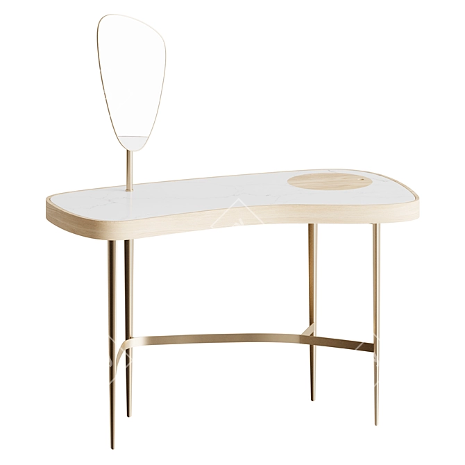 Elegant Vanity Table | Bonaldo 3D model image 1