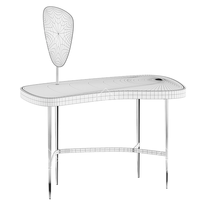 Elegant Vanity Table | Bonaldo 3D model image 4