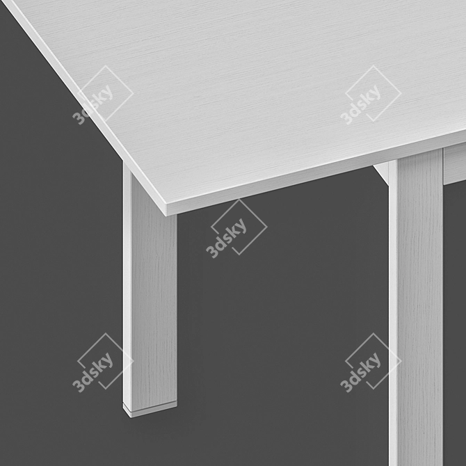 Hoff Sliding Dining Slide Table 3D model image 5