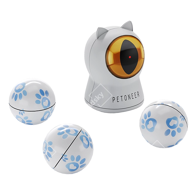 Smart Pet Essentials Set - Petree/Petoneer 3D model image 5