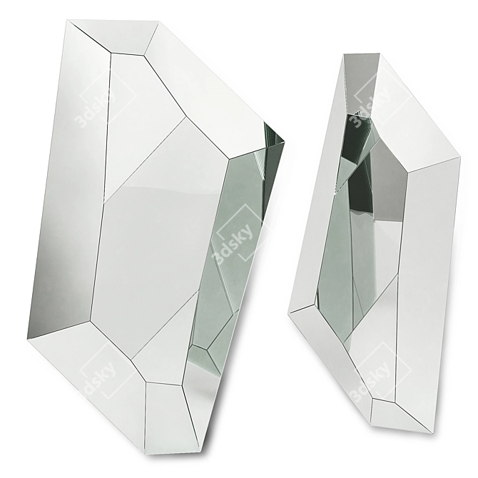 Diamond Mirror by Cattelan Italia 3D model image 1