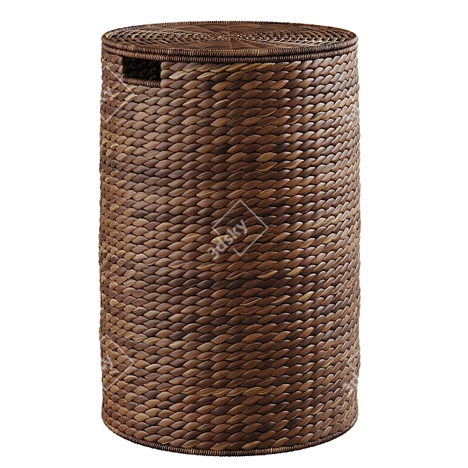 Seagrass Laundry Baskets Set 3D model image 3