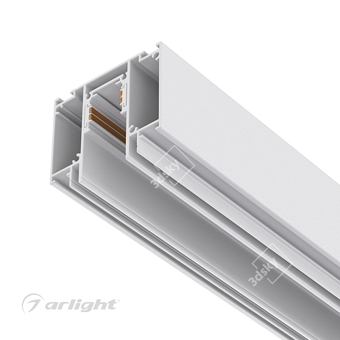 Sleek MAG ORIENT Ceiling Track 3D model image 2