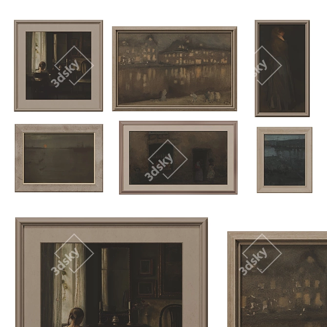 Classic Art Set of 42 3D model image 1