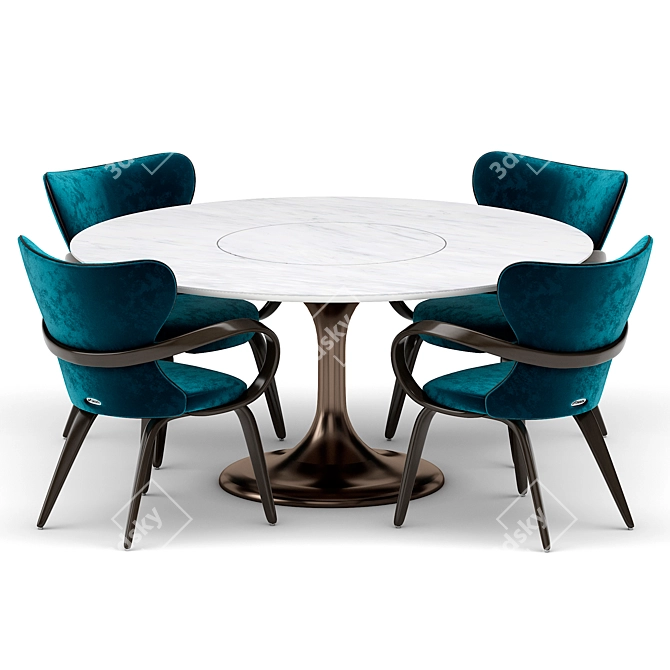 Apriori Dining Set: Rare Streaks 3D model image 1