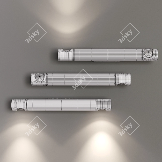 Modern LED Wall Light Fixture 3D model image 3