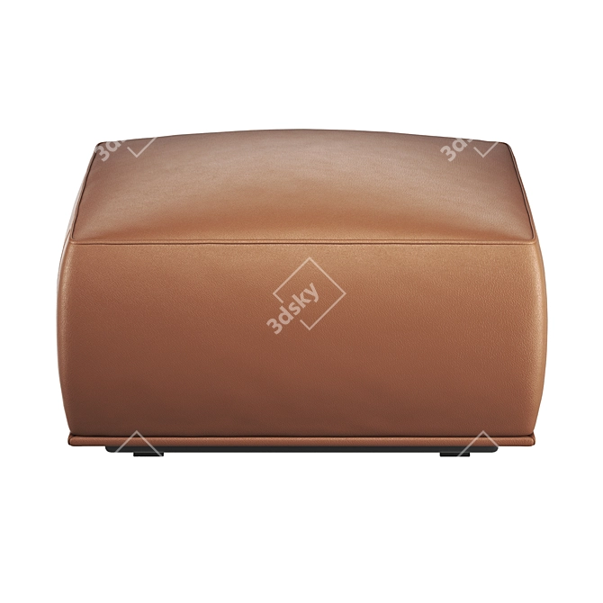 Italian Luxury Pouf: Happy Jack 3D model image 2