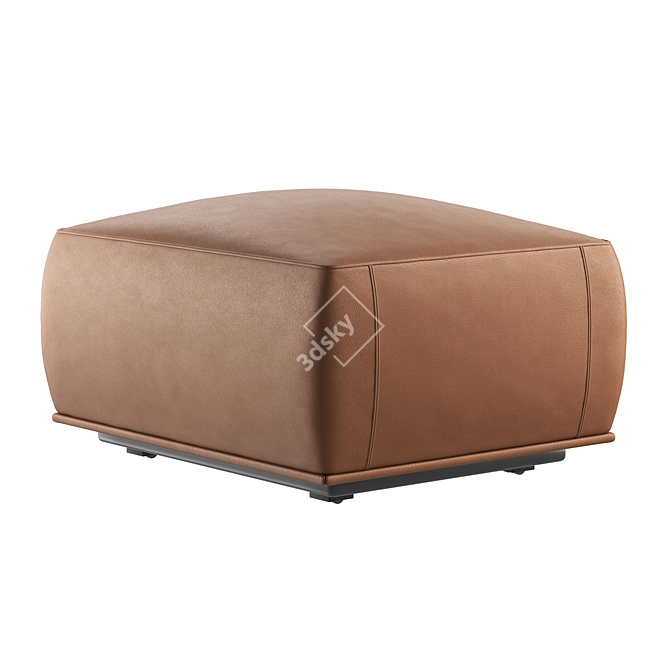 Italian Luxury Pouf: Happy Jack 3D model image 4