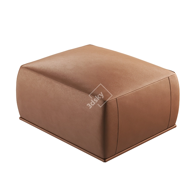 Italian Luxury Pouf: Happy Jack 3D model image 5