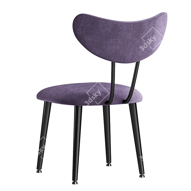 Modern Elegant Horn Chair 3D model image 3