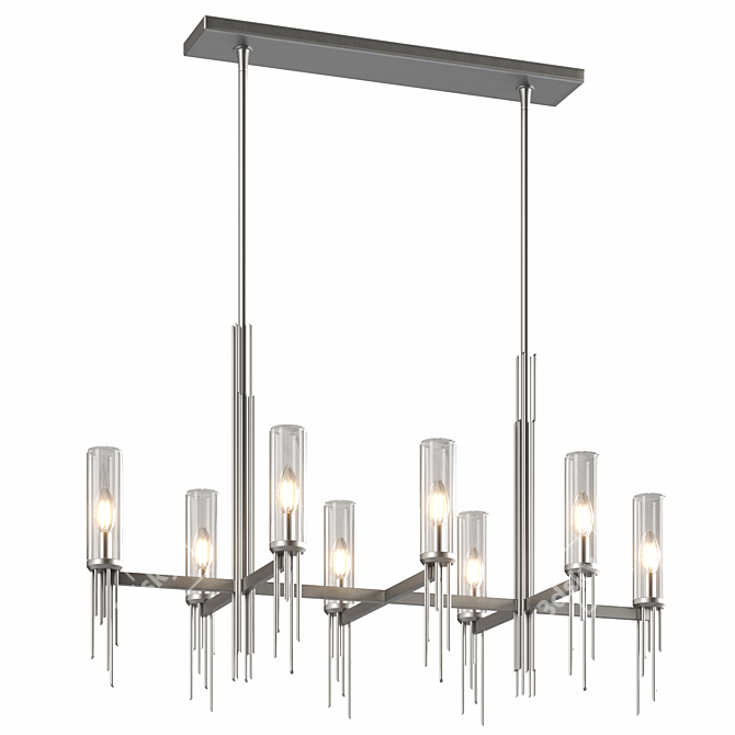 Elegant Torres Chandelier Light Fixture 3D model image 3