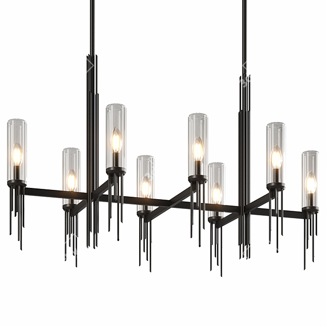 Elegant Torres Chandelier Light Fixture 3D model image 5