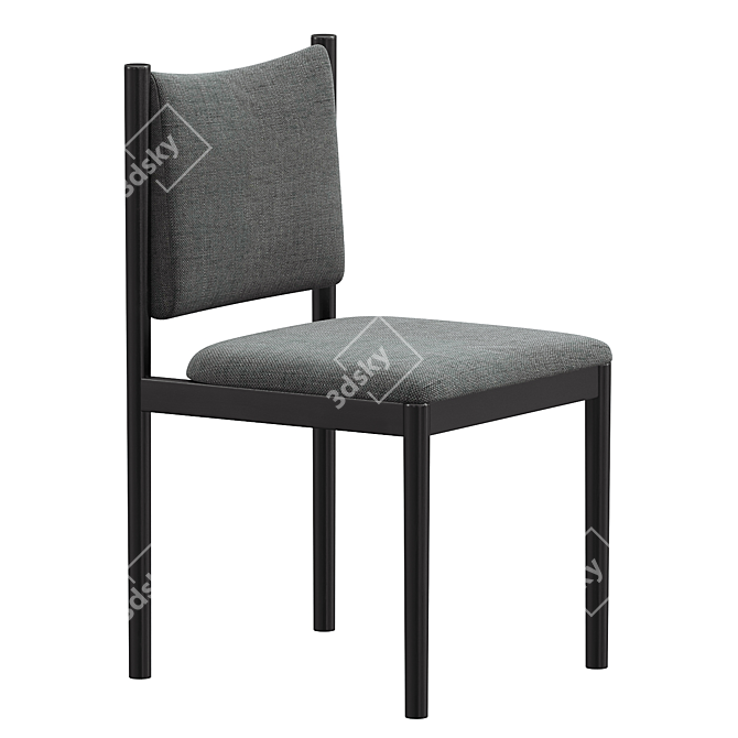 Modern Rowan Dining Chair WestElm 3D model image 2