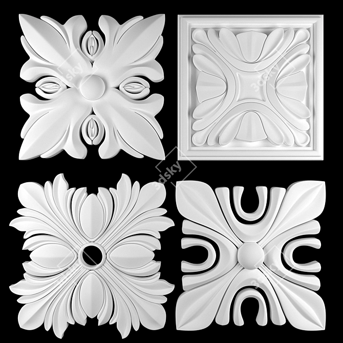 Ornament Design Pack with 3D Modeling 3D model image 2