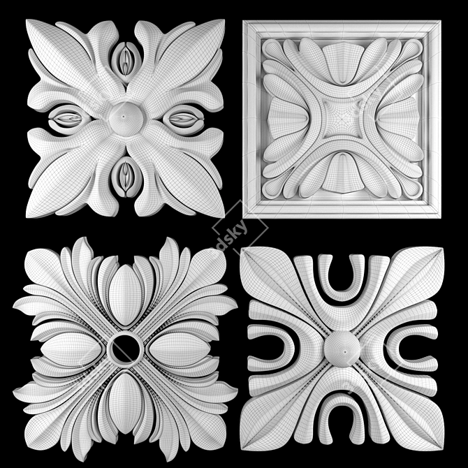 Ornament Design Pack with 3D Modeling 3D model image 5