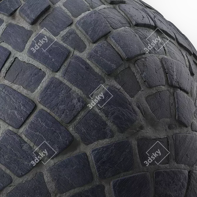 4k Seamless Pavement Texture Set 3D model image 3