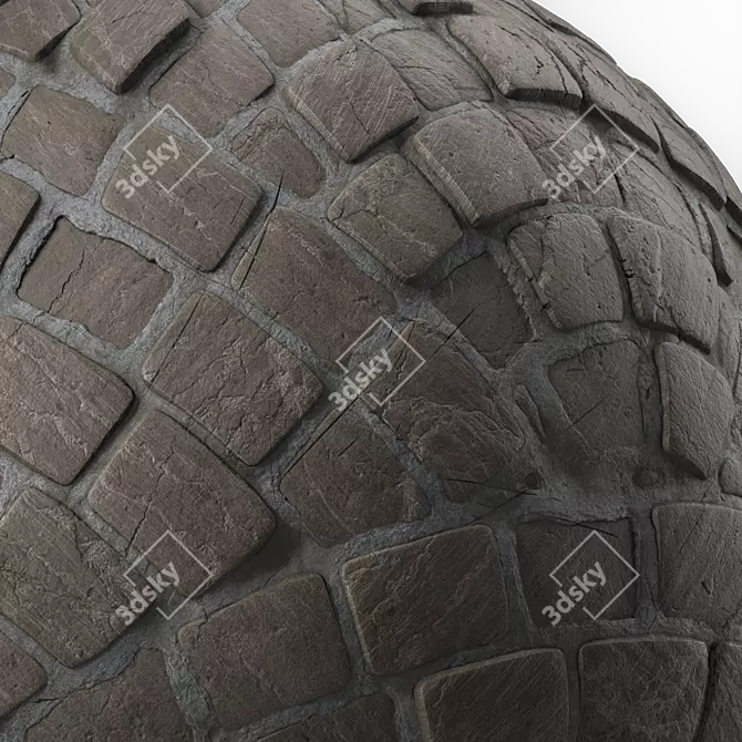 4k Seamless Pavement Texture Set 3D model image 6