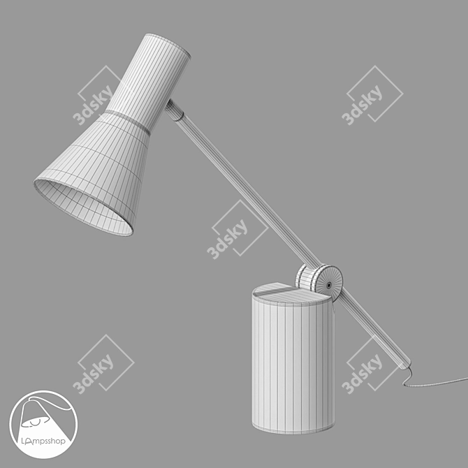 Elegant NL5198 Bogem Table Lamp 3D model image 2