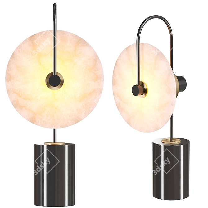 Modern Table Lamp Lambert B 3D model image 2