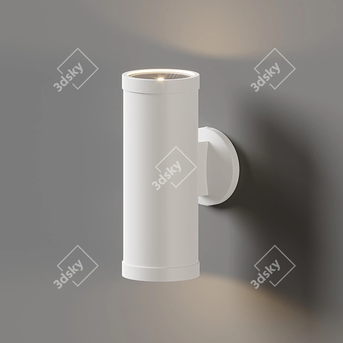 Poseidon Outdoor Wall Sconce 3D model image 2