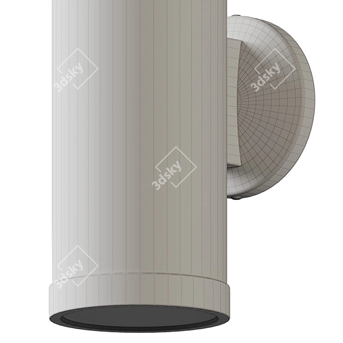 Poseidon Outdoor Wall Sconce 3D model image 5