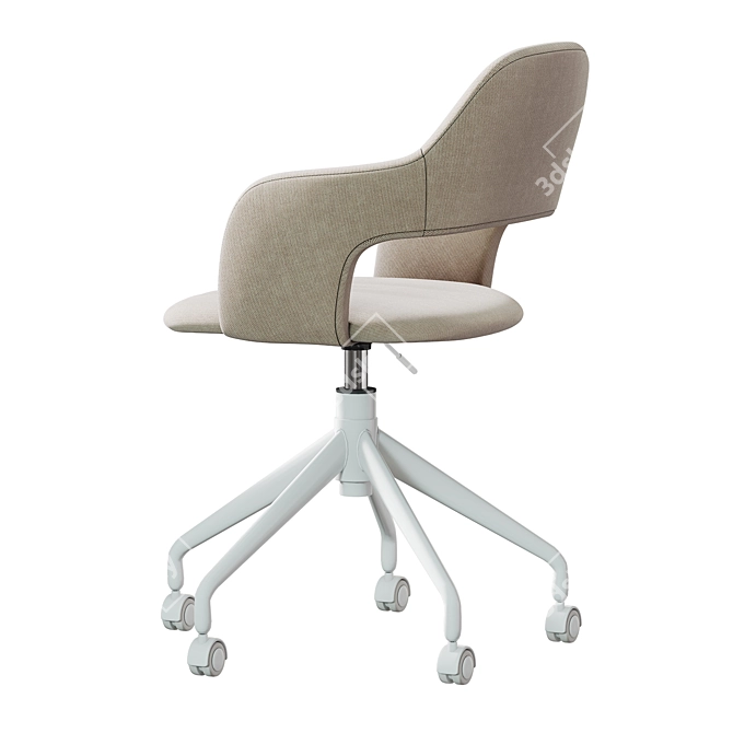 JYSK REERSLEV Office Chair White 3D model image 4