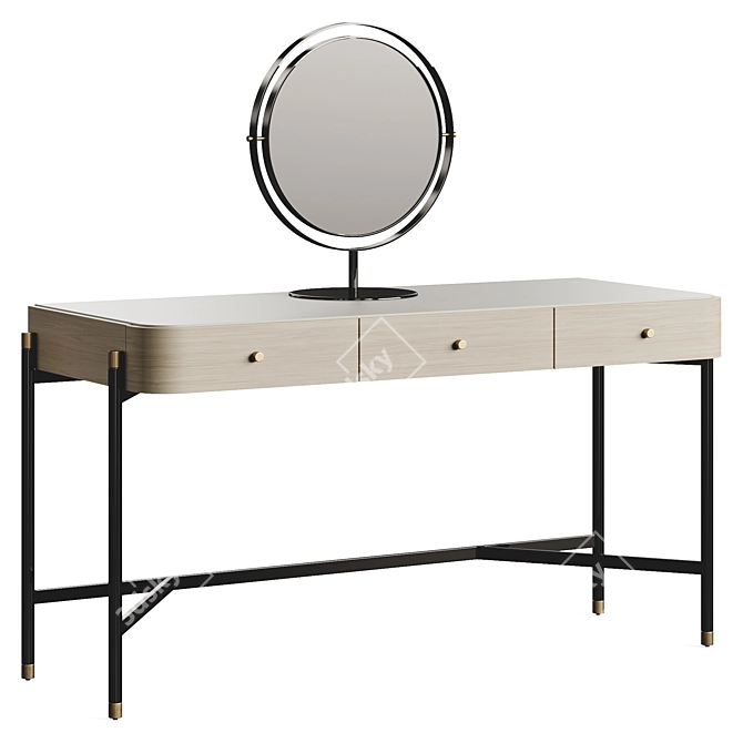 Elegant Rosie Dressing Table 2024 3D model image 1