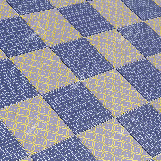 Ceramic Tiles Texture Set 4096x4096 3D model image 4