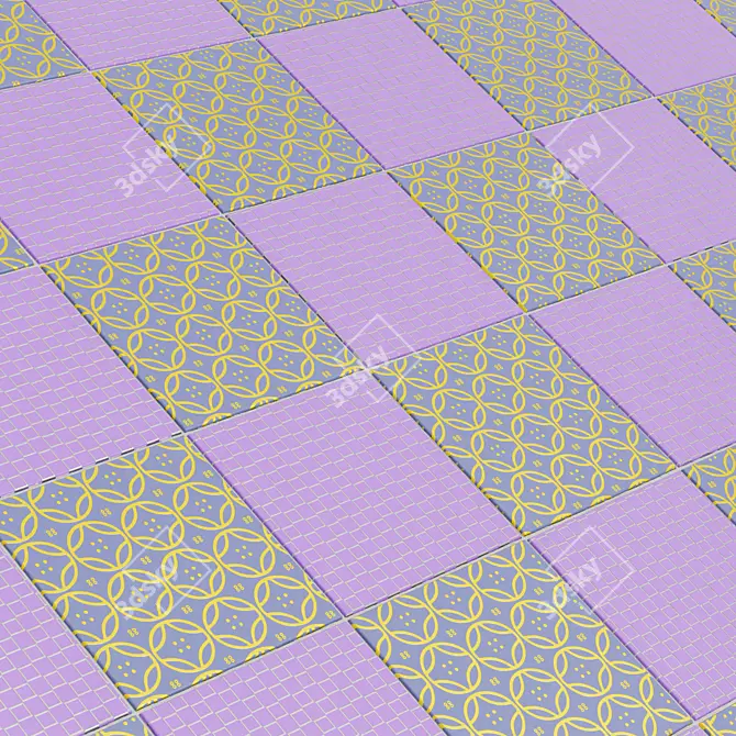 Ceramic Tiles Texture Set 4096x4096 3D model image 6