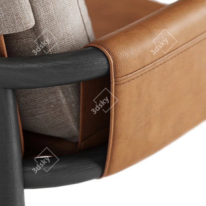 Luxury Teresa Armchair by Meridiani 3D model image 3