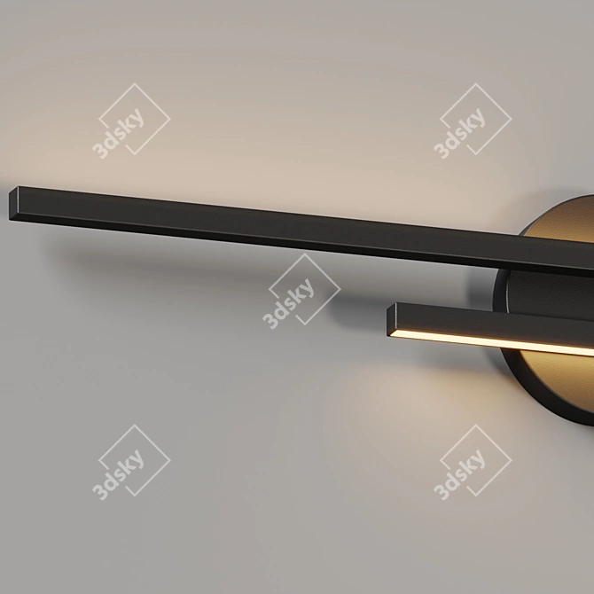 Scandinavian Style LED Wall Lamp 3D model image 3