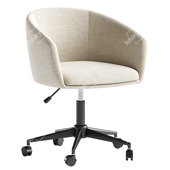 Swivel Office Chair Thea 3D model image 1