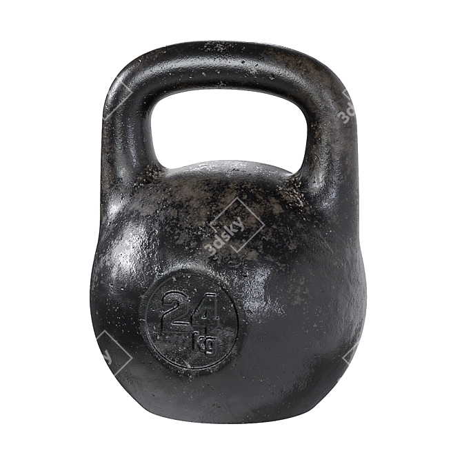 Fitness Training Kettlebell 3D model image 4