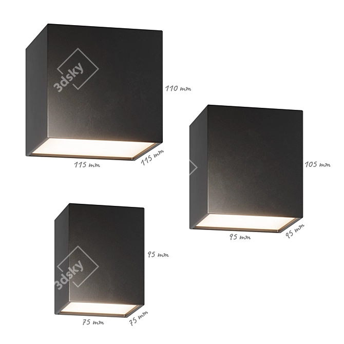  YUXINLUX Creative LED Ceiling Lights 3D model image 5