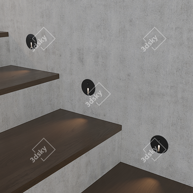 Motion Sensor LED Stair Light 3D model image 4