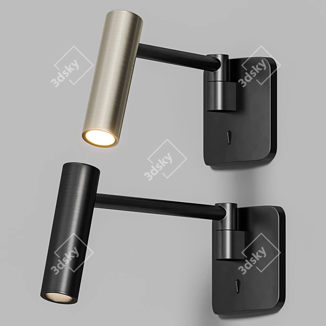 Modern Adjustable Wall Lamps - Vray/Corona 3D model image 3