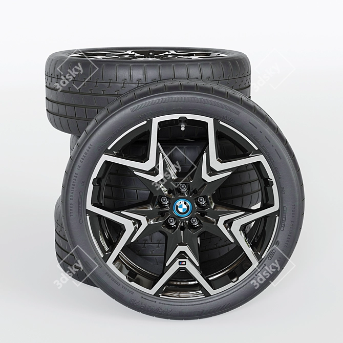 BMW IX2 Wheel 3D Model 3D model image 3