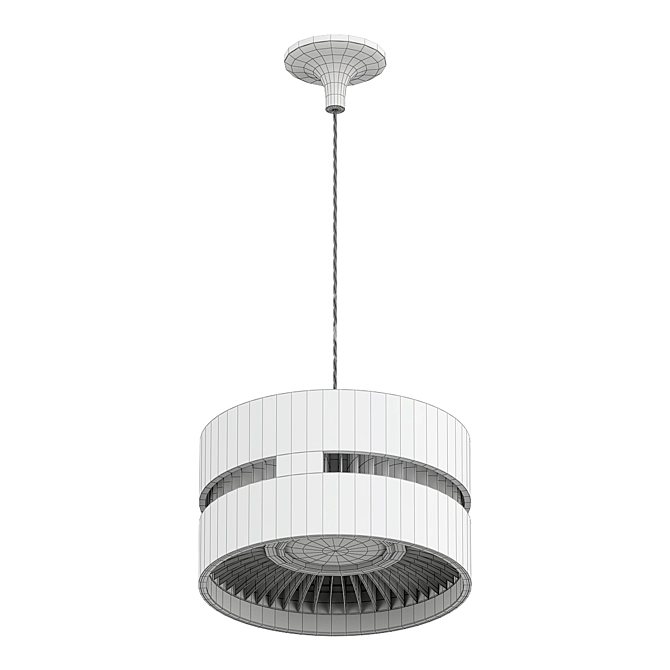 Modern Oxford Mini Pendant Light 3D model image 2