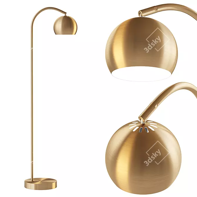 John Lewis Mini Floor Lamp "Hector 3D model image 1