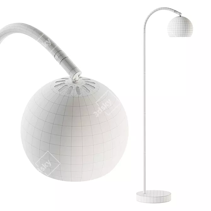 John Lewis Mini Floor Lamp "Hector 3D model image 3